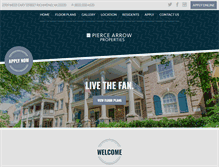 Tablet Screenshot of piercearrowproperties.com